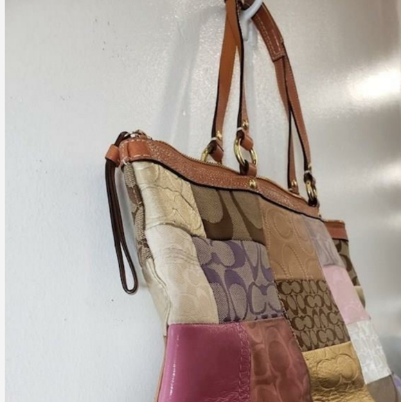 Coach Patchwork Tote - Picture 2 of 9